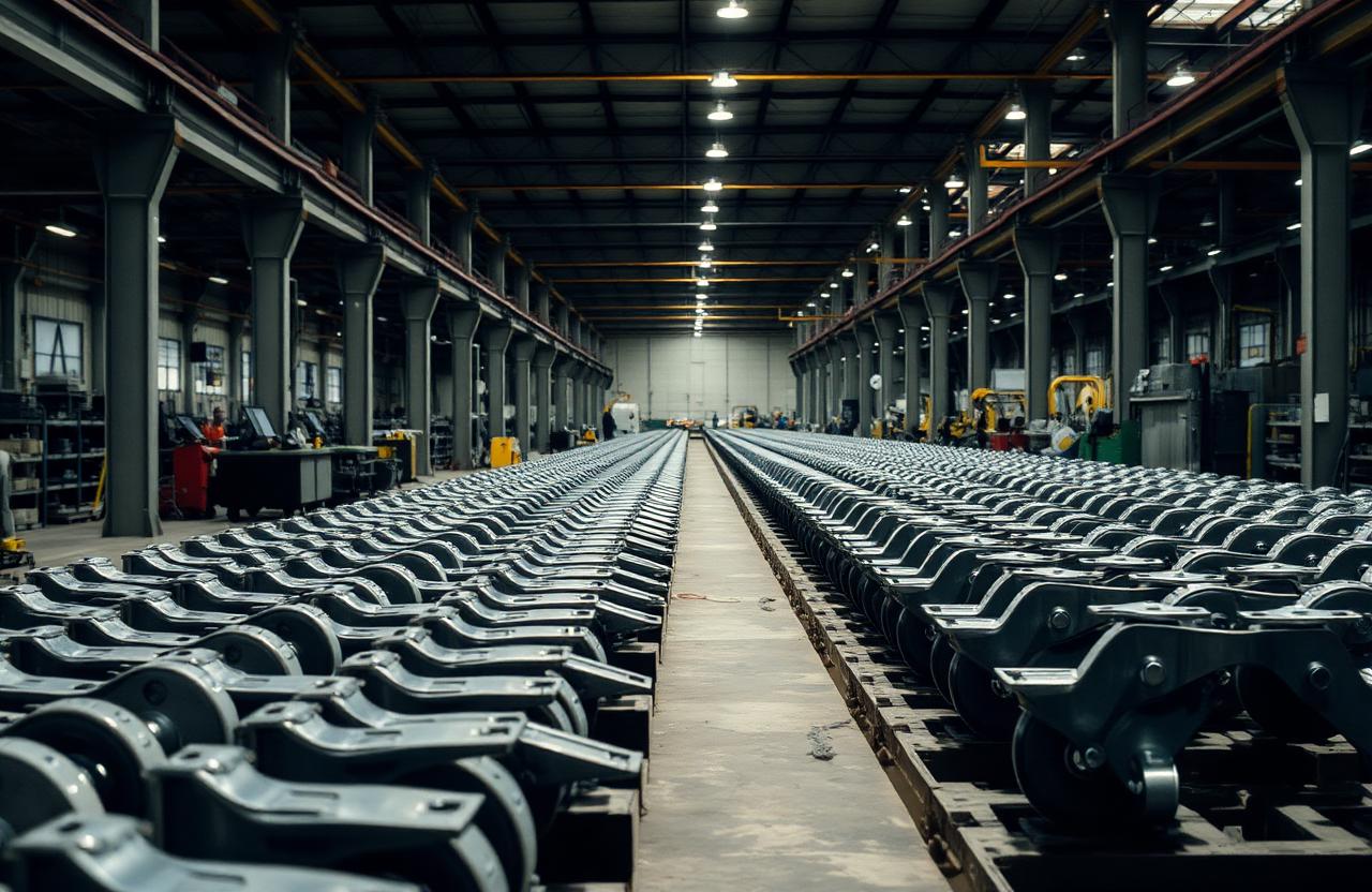Heavy Duty Castor manufacturing facility in China